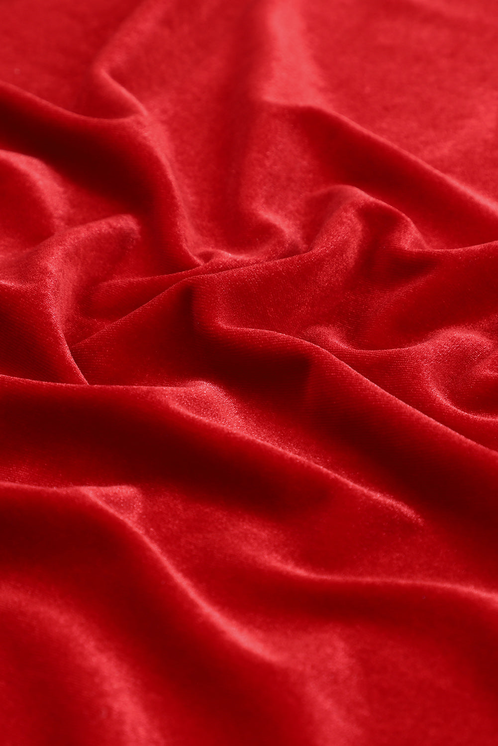 Red Velvet Open Front Duster
