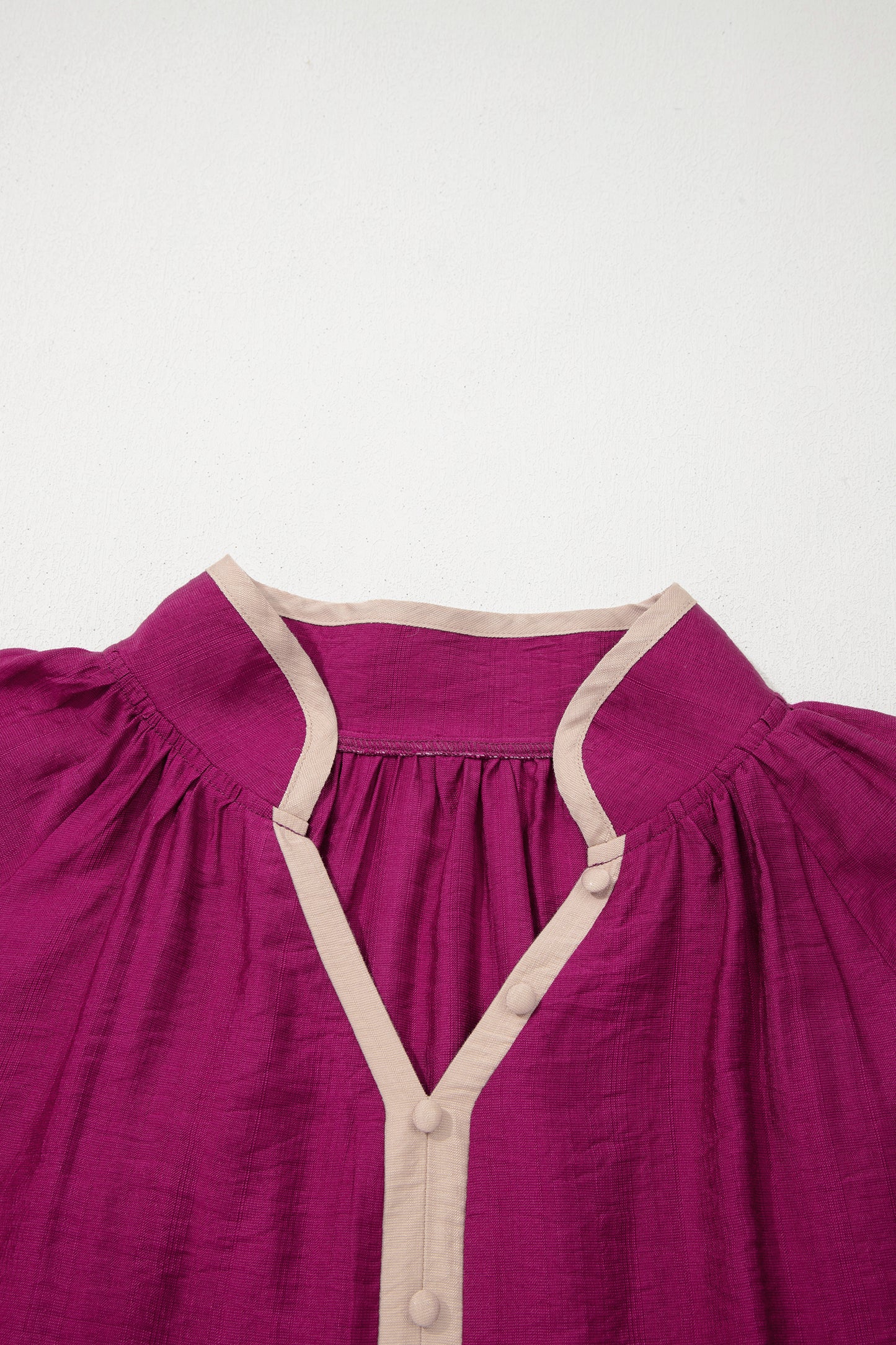 Wild Ginger Plus Size Puffy Sleeve Blouse