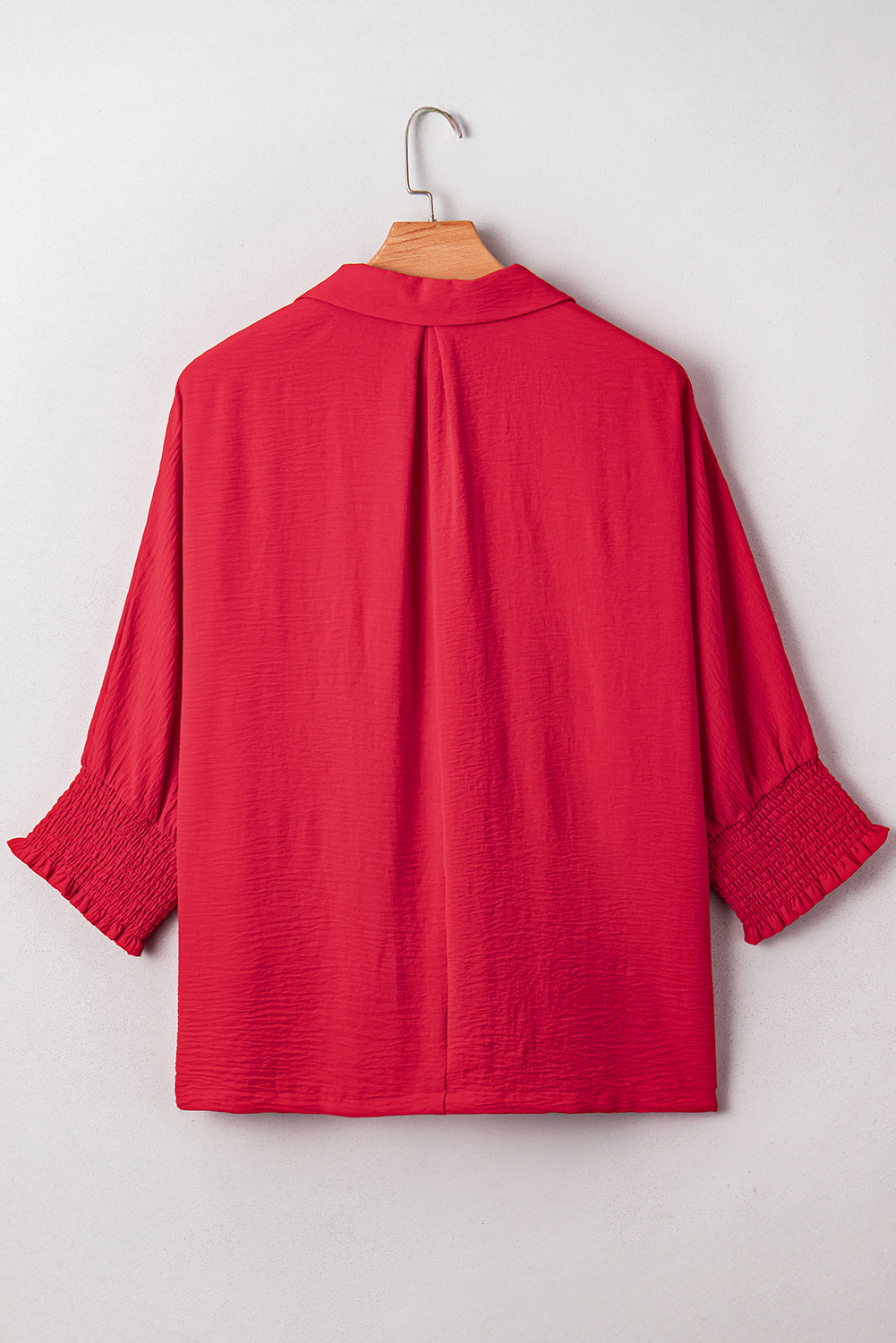 Fiery Red Loose Tunic Top Curvy