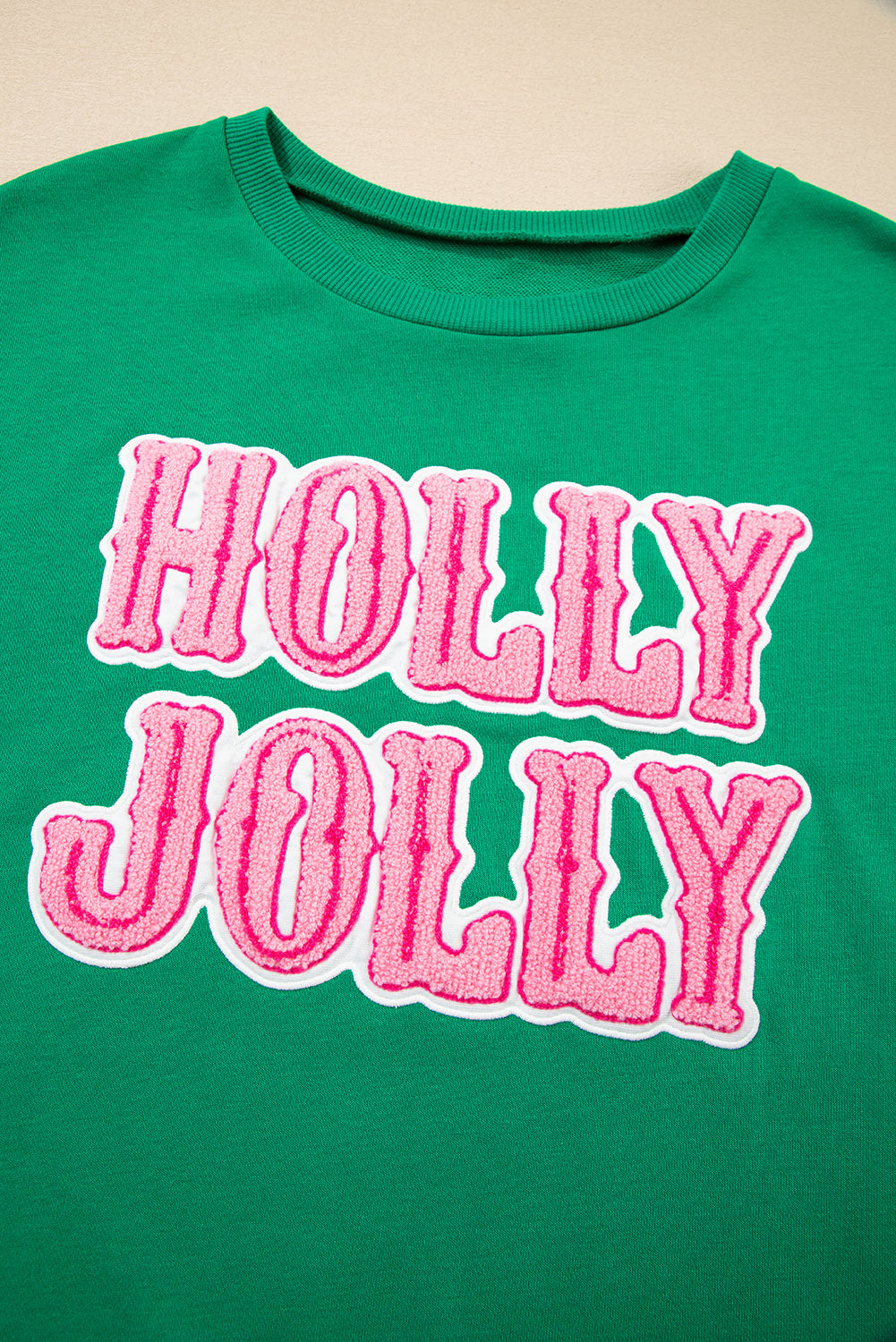 Green Holly Jolly Christmas Sweatshirt