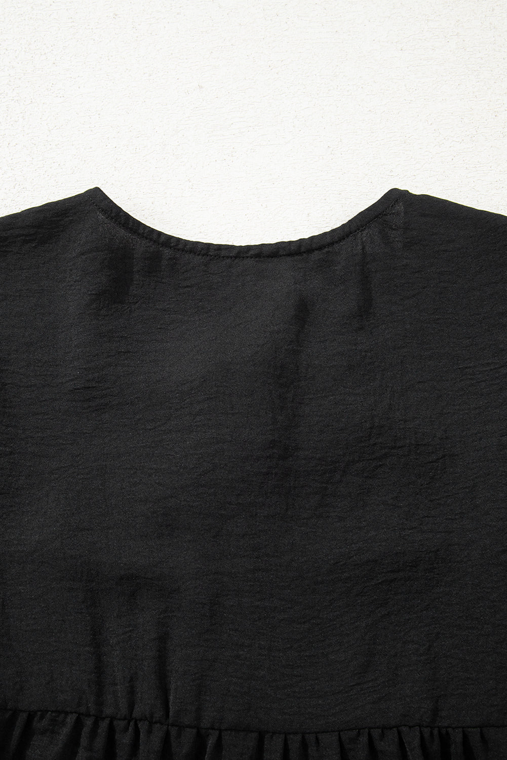 Black Bow Tie Blouse