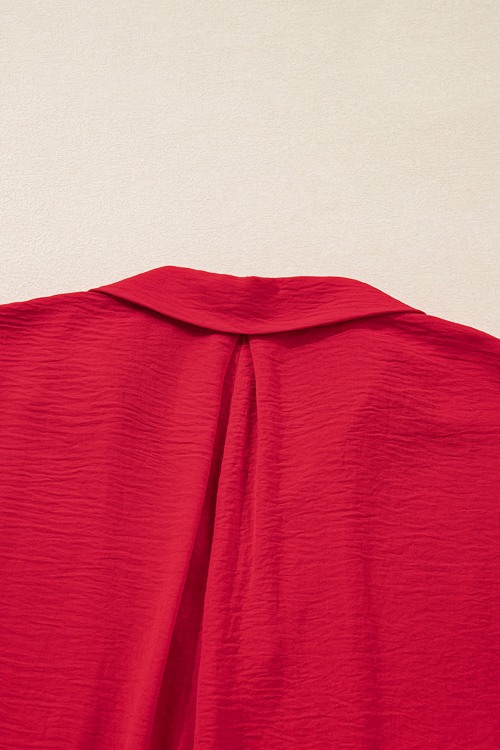 Fiery Red Loose Tunic Top Curvy
