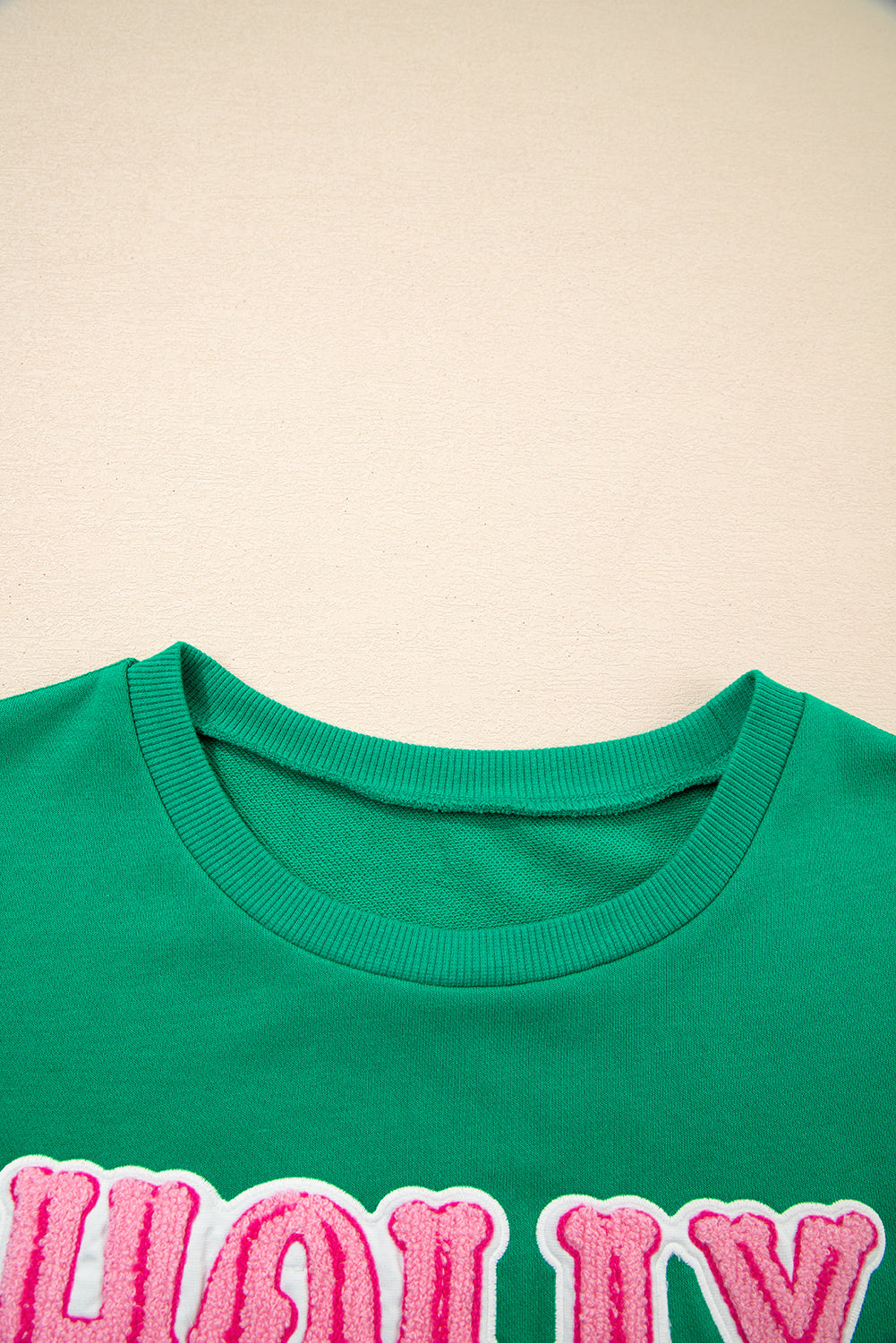 Green Holly Jolly Christmas Sweatshirt
