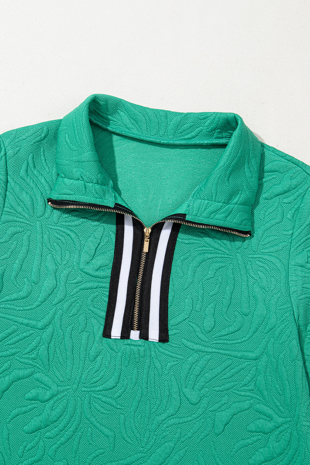Sea Green Jacquard Textured Dress