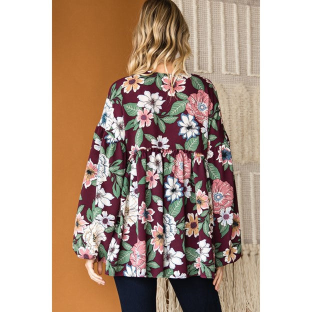 Floral Tunic "Curvy"