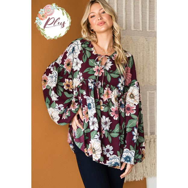 Floral Tunic "Curvy"
