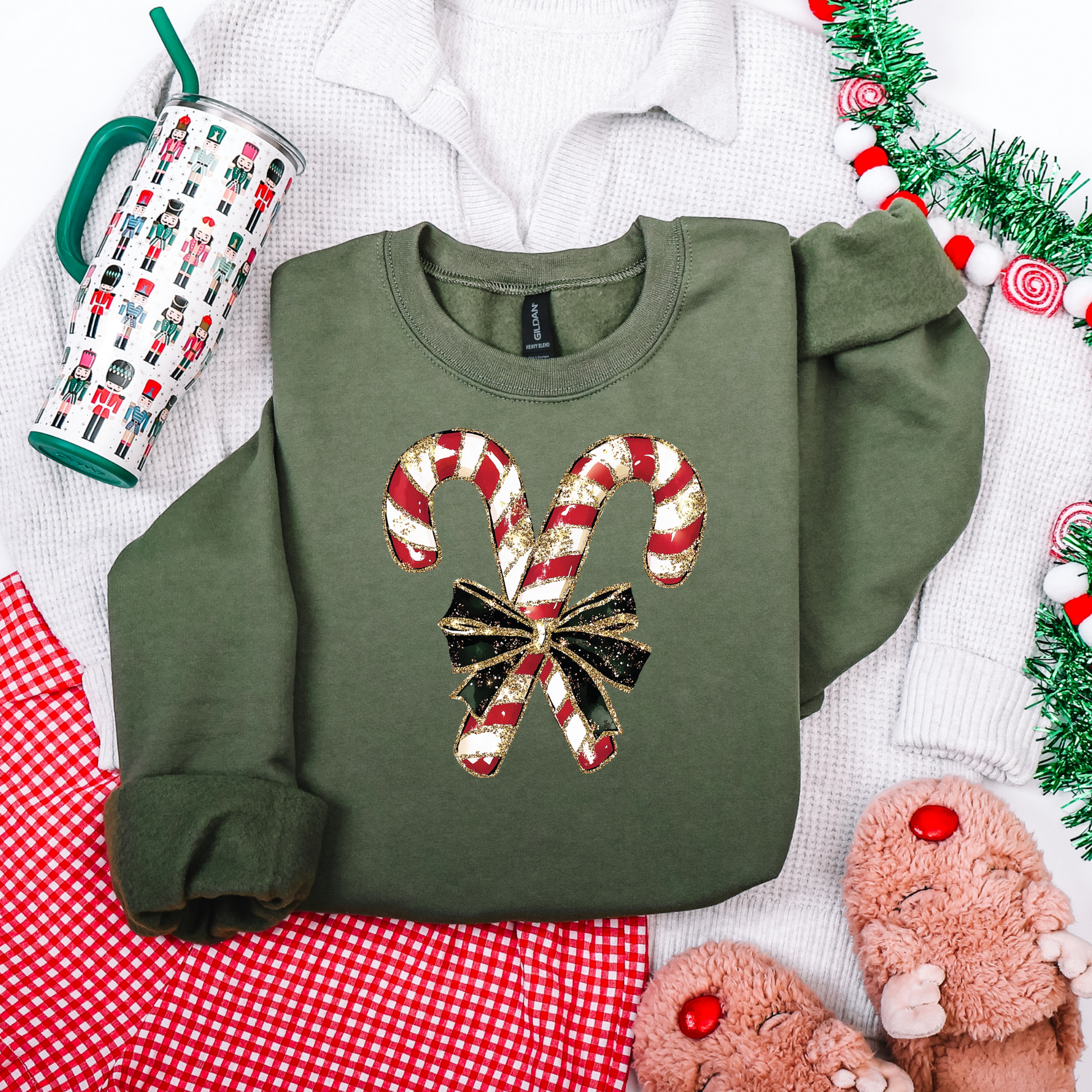 Candy Cane Christmas Graphic Tee and Sweatshirt – Southern T's