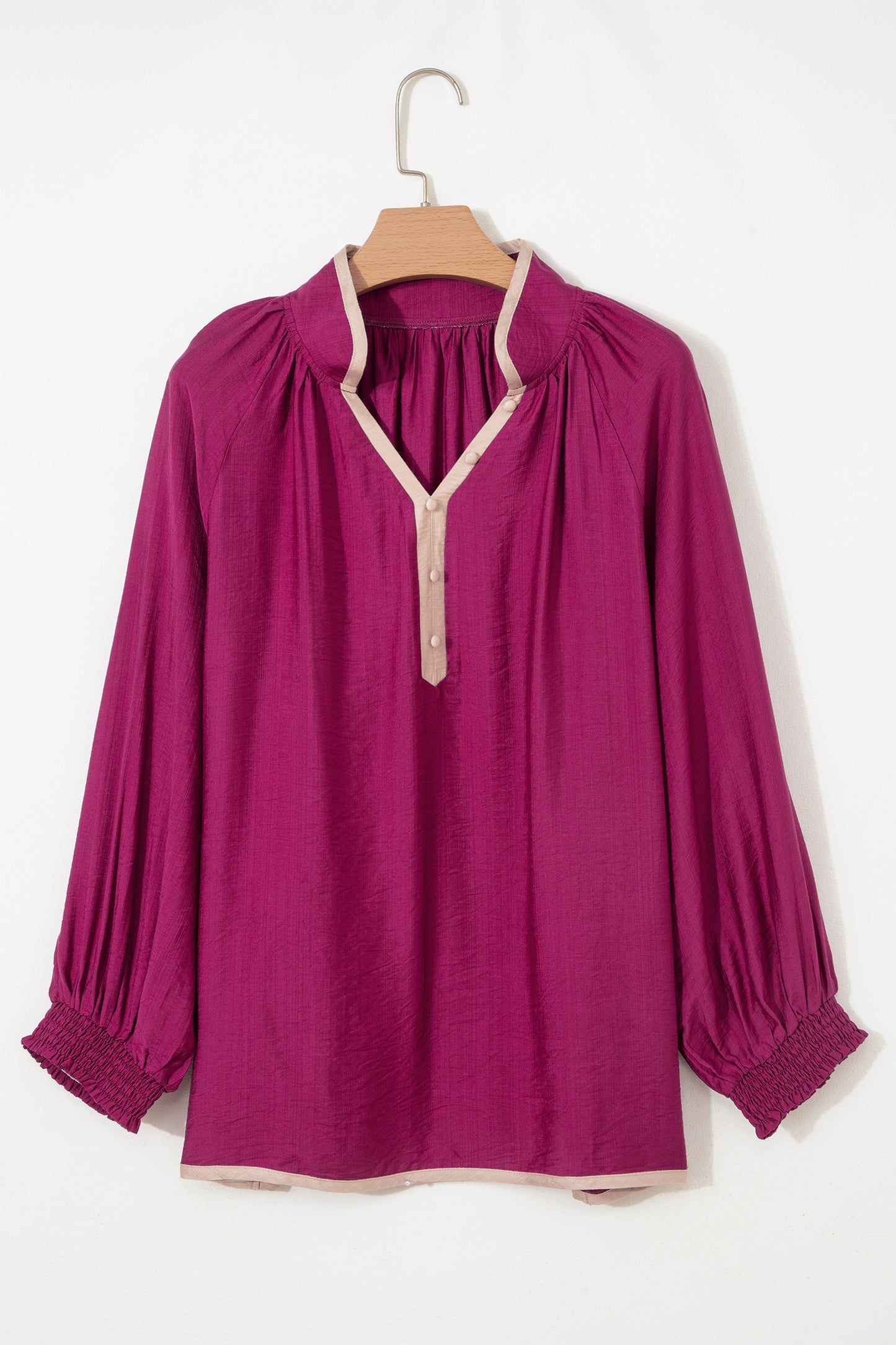 Wild Ginger Plus Size Puffy Sleeve Blouse