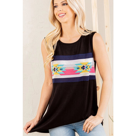 Aztec Summer Top "Curvy"